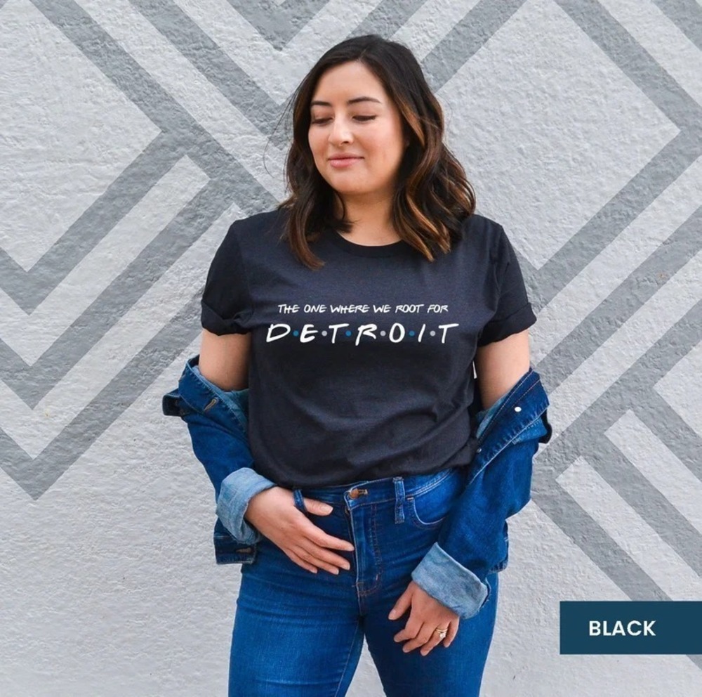 The One Where We Root For Detroit Football Fan T Shirt